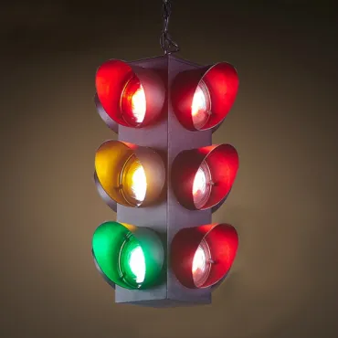 Подвесной светильник Светофор Loft Traffic Light Pendant