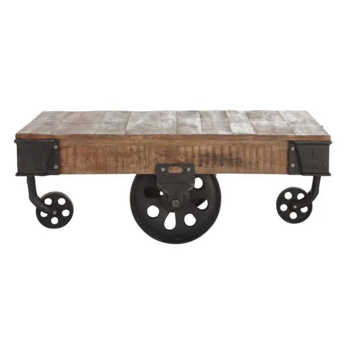 Кофейный стол на колесах Factory Cart Coffee Table от ImperiumLoft