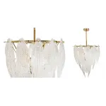 Textured glass Chandelier от ImperiumLoft