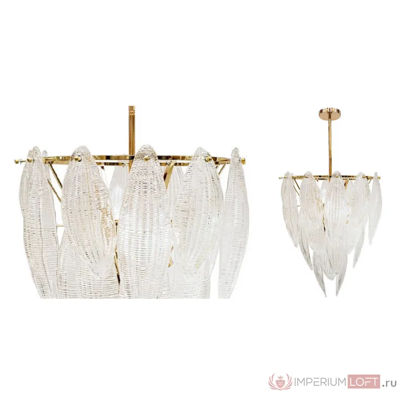 Textured glass Chandelier от ImperiumLoft