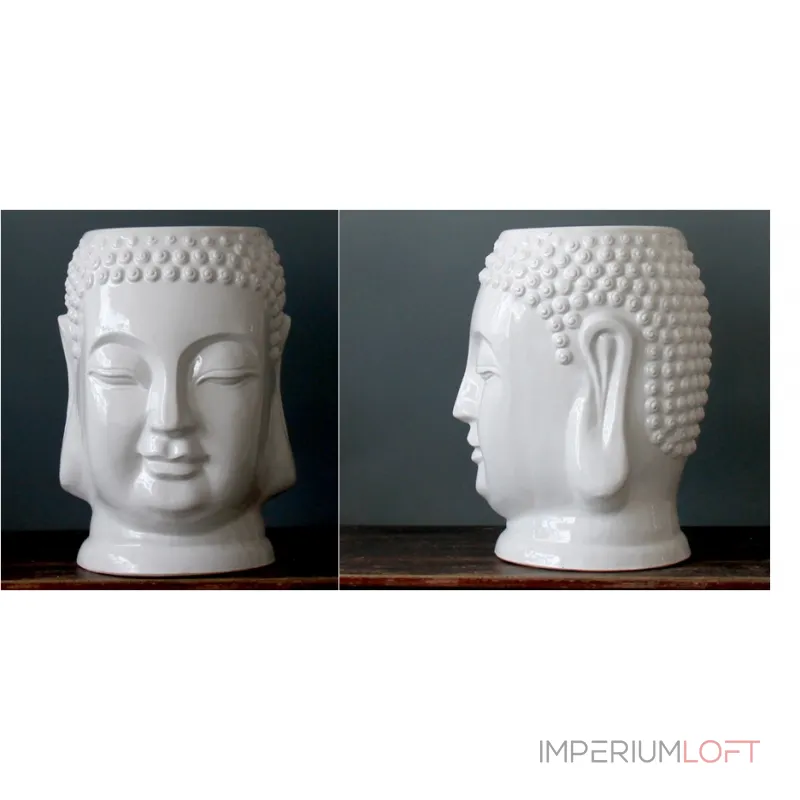Керамический табурет White buddha