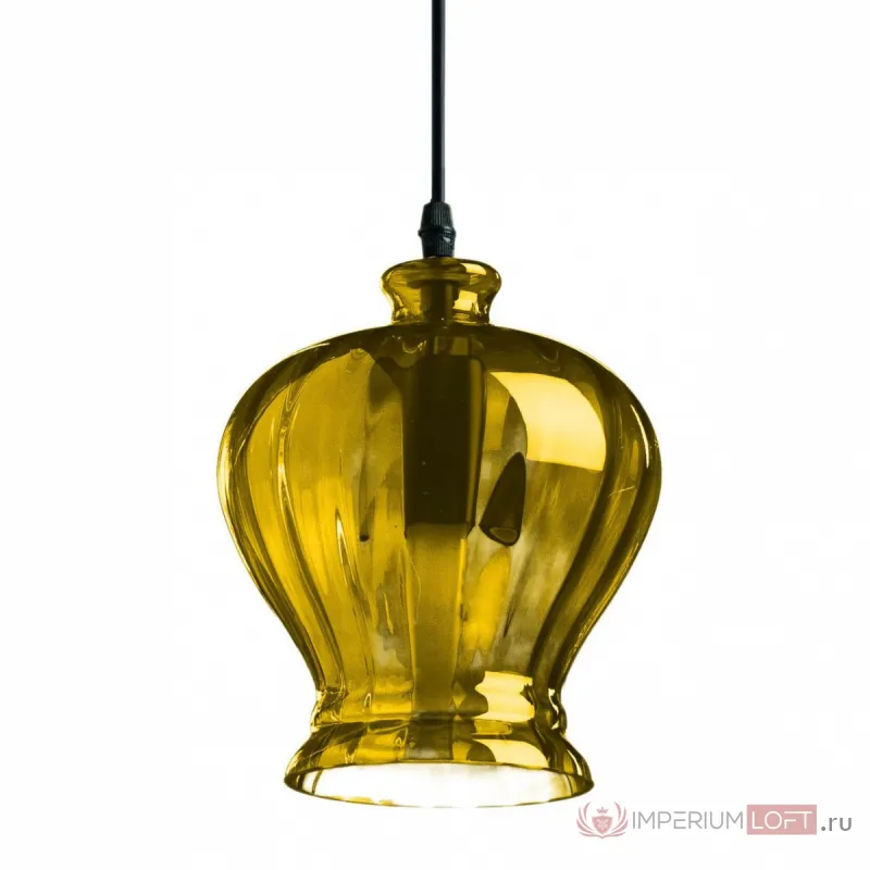 Подвесной светильник Geometry Glass Amber Bell Pendant от ImperiumLoft