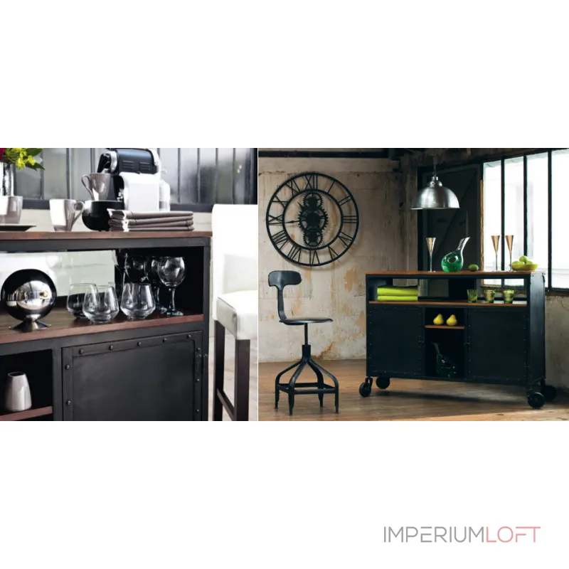 Комод Industrial Bar Oak Chest
