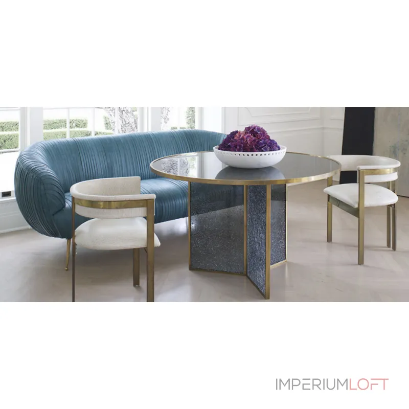 Софа Kelly Wearstler Souffle Settee Leather от ImperiumLoft