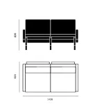 Диван PK31 2 Seat от ImperiumLoft