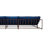 Угловой диван Indigo Denim and copper Sectional sofa designed by Stephen Kenn and Simon Miller		 in 2014
