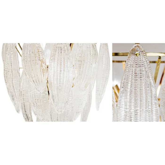 Textured glass Chandelier от ImperiumLoft
