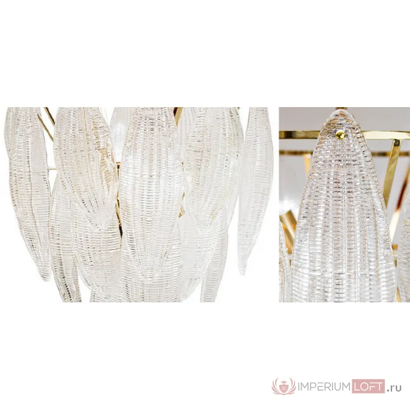 Textured glass Chandelier от ImperiumLoft