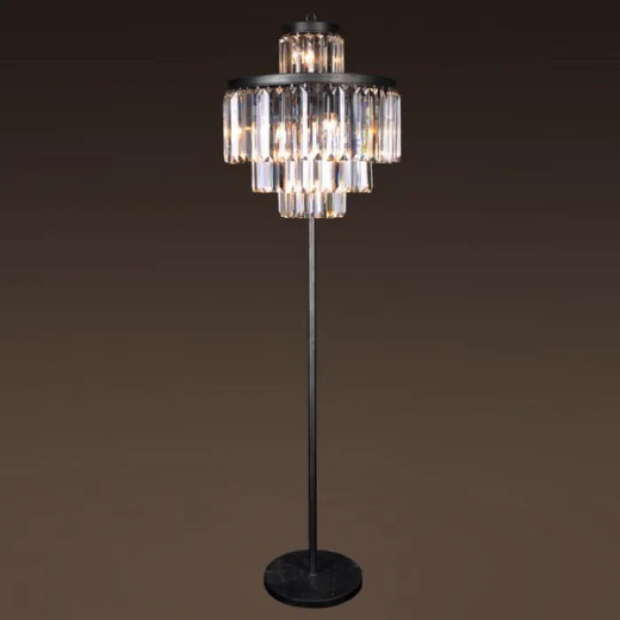 Торшер RH 1920S Odeon Clear Glass Floor Lamp 4 rings от ImperiumLoft