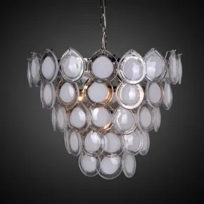 Люстра VI glass disc chandelier in 1960