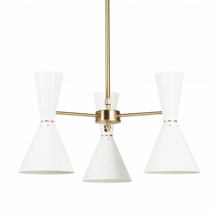 Люстра CAIRO Chandelier 3 Arm White от ImperiumLoft