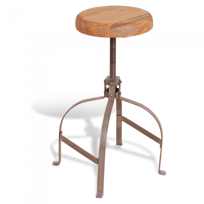 Барный стул Industrial Metal Rust Screw Bar Stool от ImperiumLoft