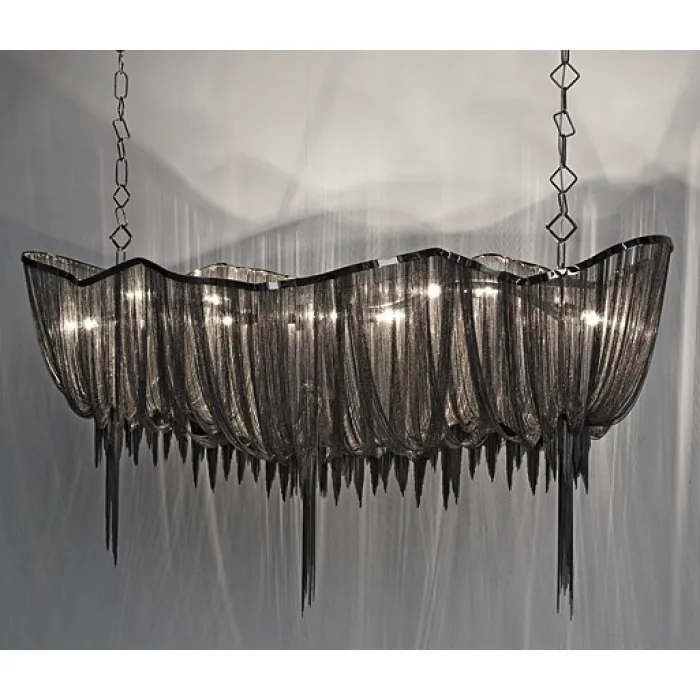 Люстра Atlantis Aluminium Chain Chandelier от ImperiumLoft