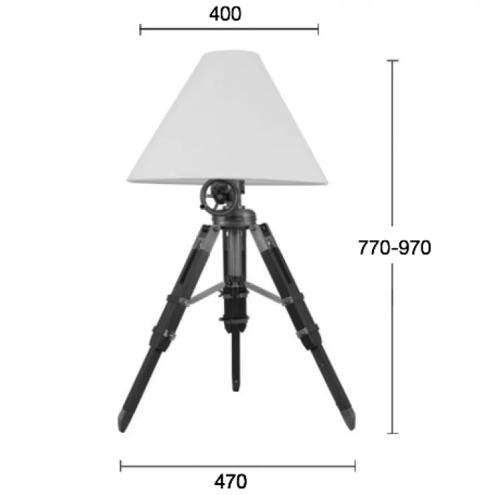 Настольная лампа Table Standing Lamp Red от ImperiumLoft