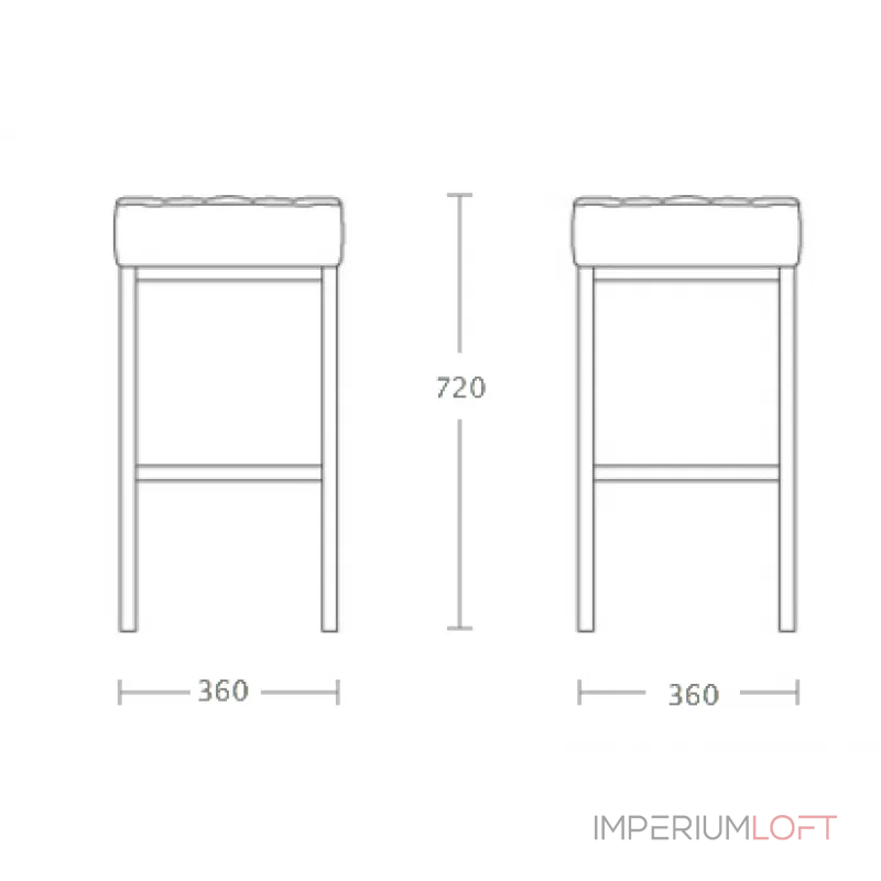 Барный стул Florence Knoll Bar Stool designed by Florence Knoll