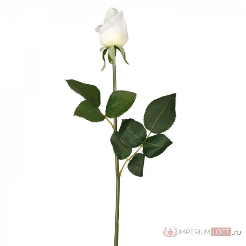 Декоративный искусственный цветок White Rose от ImperiumLoft