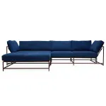 Угловой диван Indigo Denim and copper Sectional sofa designed by Stephen Kenn and Simon Miller		 in 2014