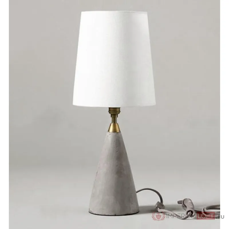 Настольная лампа Concrete Stone Table Lamp Cone от ImperiumLoft