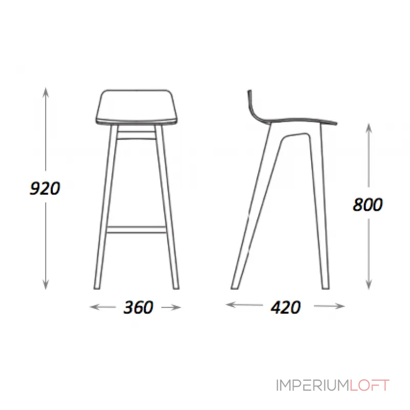 Барный стул Morph Bar Stool