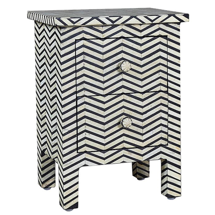 Комод Inlaid Bone Chevron Mini от ImperiumLoft