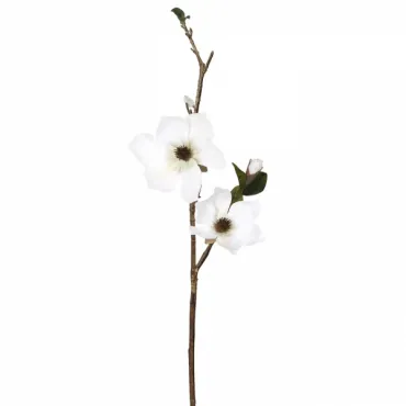 Декоративный искусственный цветок White Magnolia