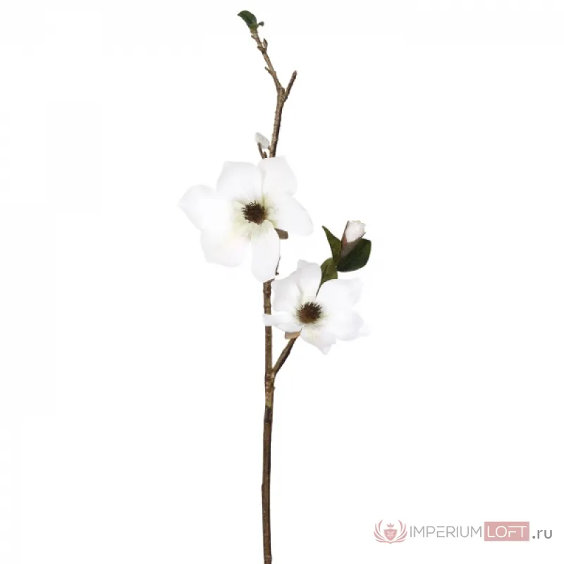 Декоративный искусственный цветок White Magnolia от ImperiumLoft
