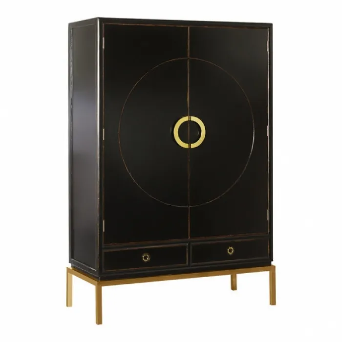 Шкаф China Rack Black от ImperiumLoft