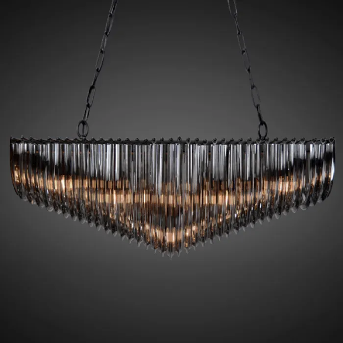 Люстра Retro Frozen Glass Chandelier 100 от ImperiumLoft