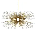 White Beaded Urchin Chandelier Sputnik  от ImperiumLoft