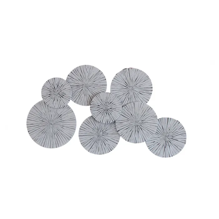 Арт-объект Apollo Gray Wall Plaque Disc от ImperiumLoft
