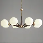 Подвесная люстра Thalia chandelier White glass