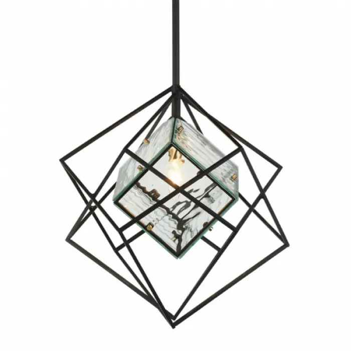 Люстра Glass Cub Pendant 40 от ImperiumLoft
