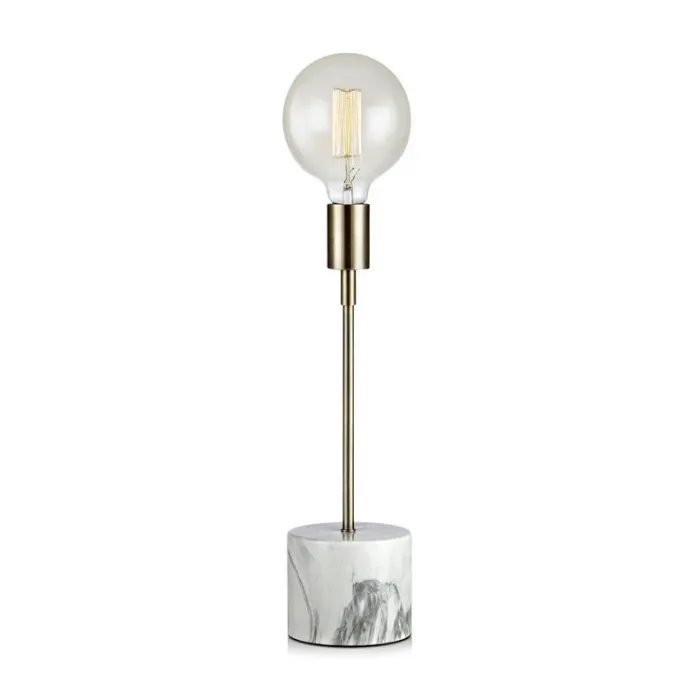 Настольная лампа Marble Top Brass Tall от ImperiumLoft