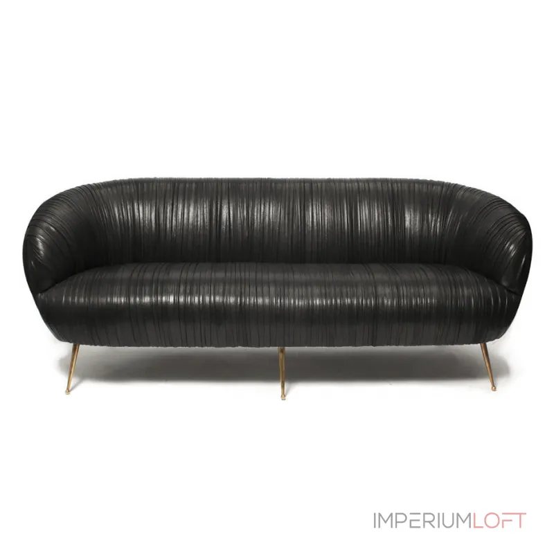 Софа Kelly Wearstler Souffle Settee Leather от ImperiumLoft