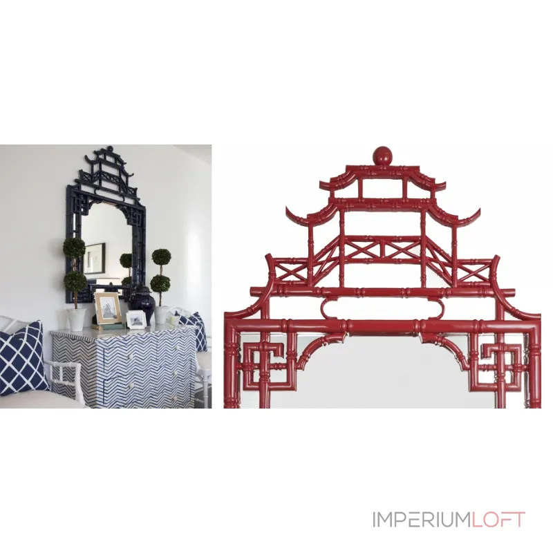 Зеркало Pagoda Mirror Red от ImperiumLoft