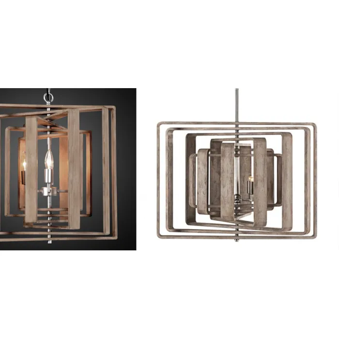 Люстра Contemporary 7 Layer Spiral Driftwood Chandelier Light от ImperiumLoft