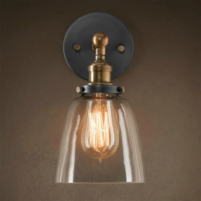 Бра Loft Clear Glass Cloche от ImperiumLoft