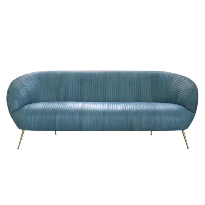 Софа Kelly Wearstler Souffle Settee Leather от ImperiumLoft