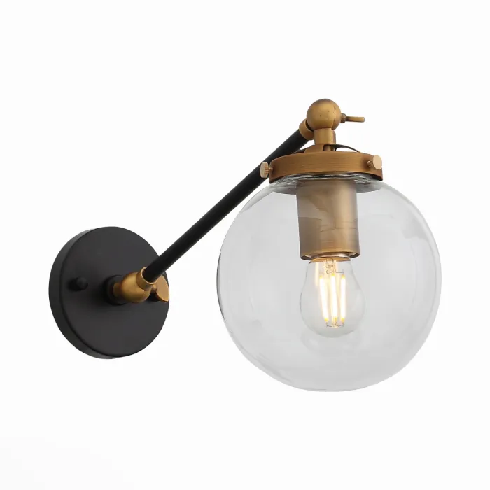 Бра Bistro Globe Clear Glass Bra Gold от ImperiumLoft