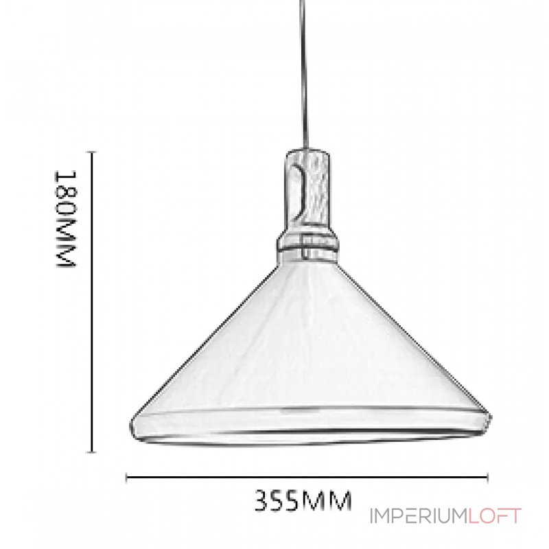 Cветильник Loft Milky Light Medium