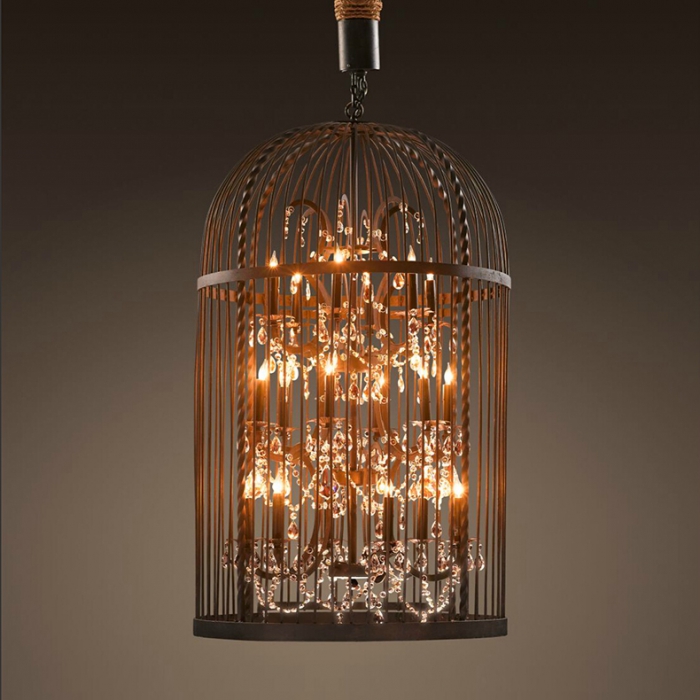 Люстра Steampunk Birdcage Chandelier от ImperiumLoft