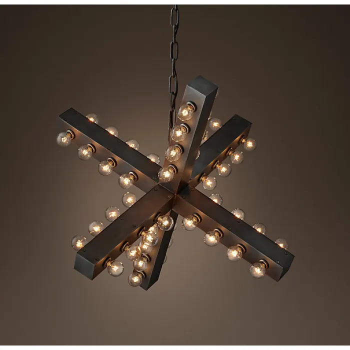 Люстра Nero Chandelier 74 от ImperiumLoft
