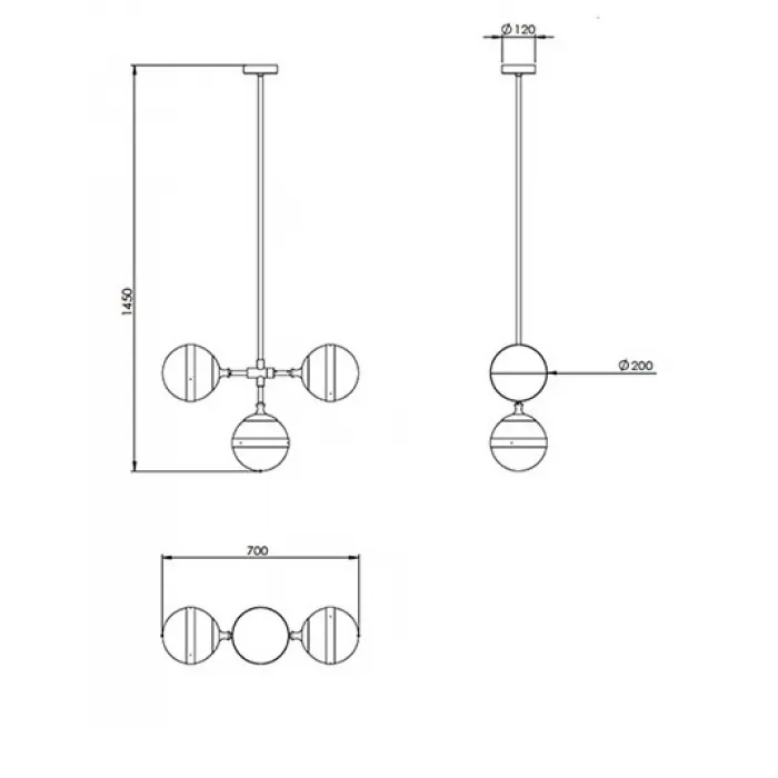 Люстра Peggy Futura lamp III Hangar Design от ImperiumLoft