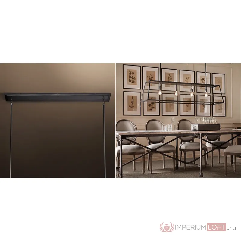 Люстра Loft Industrial Filament Chandelier Big от ImperiumLoft