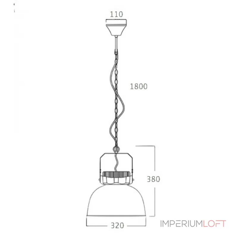 Светильник Loft Industrial Metal Cage Slam