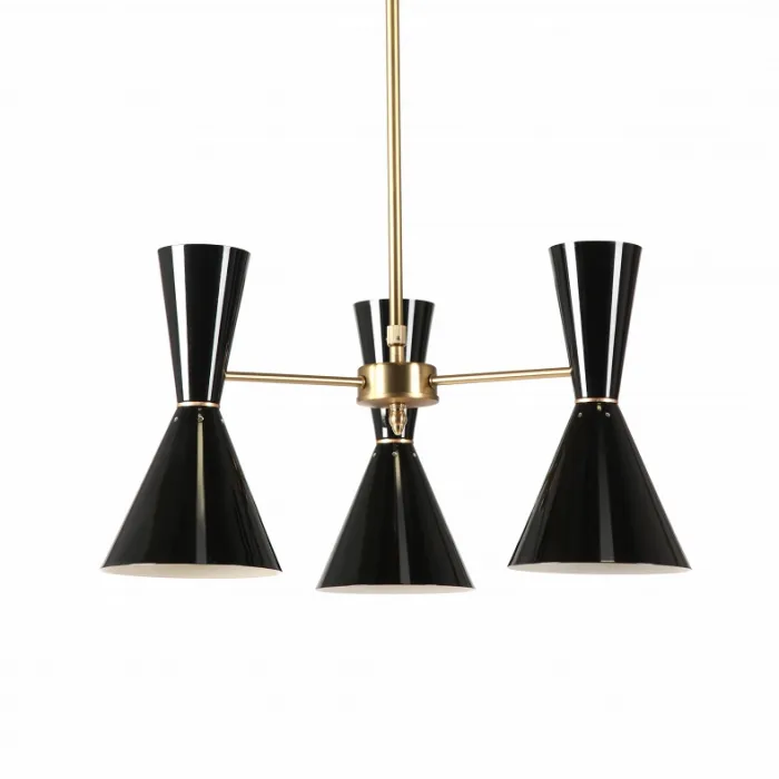 Люстра CAIRO Chandelier 3 Arm black от ImperiumLoft
