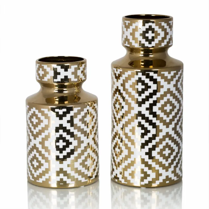 Ваза из керамики Gold Deco от ImperiumLoft