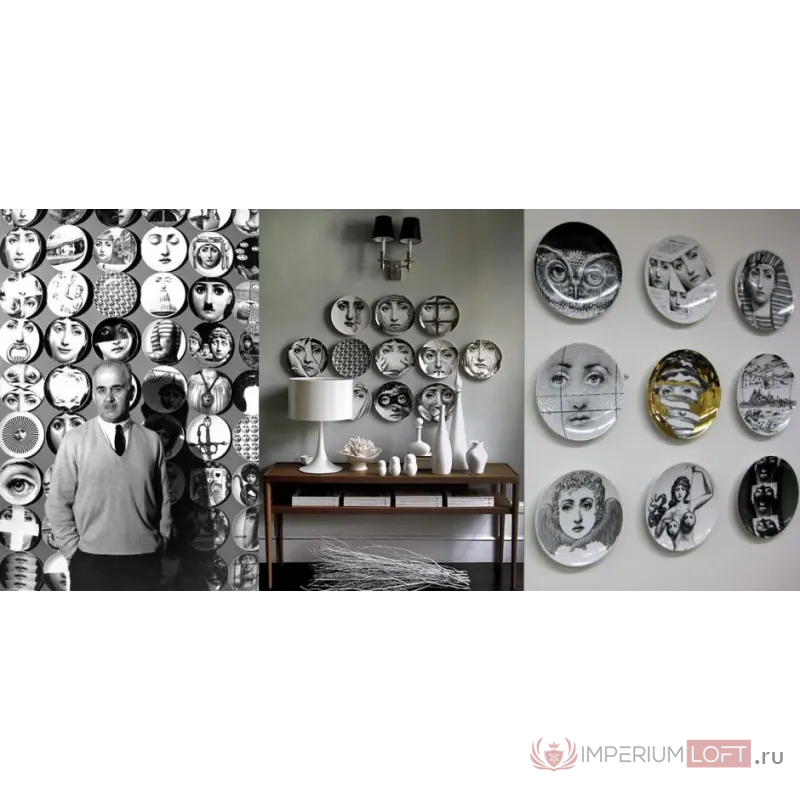 Декоративная тарелка Fornasetti 171 от ImperiumLoft