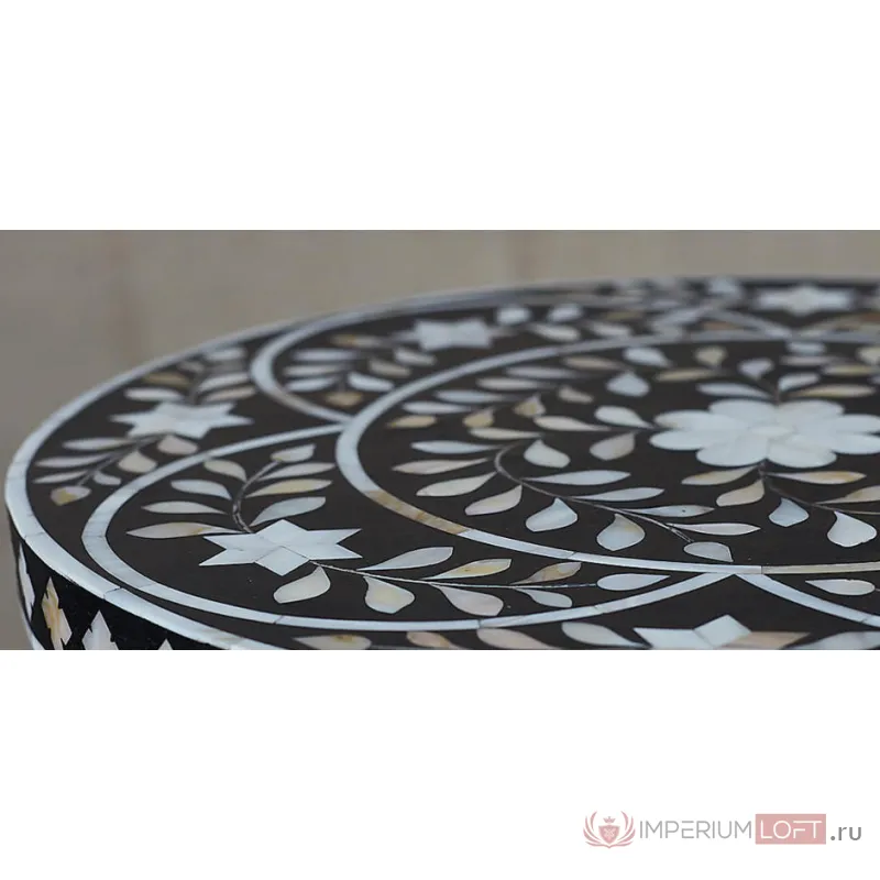Приставной столик Inlaid Bone Flowers от ImperiumLoft