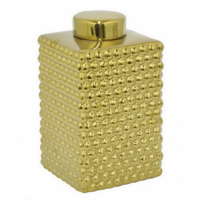 Сосуд с крышкой Chaplet Gold Big от ImperiumLoft